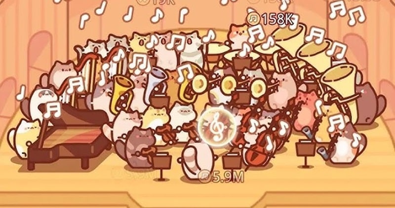 Idle Cat Live Concert APK MOD APK icon