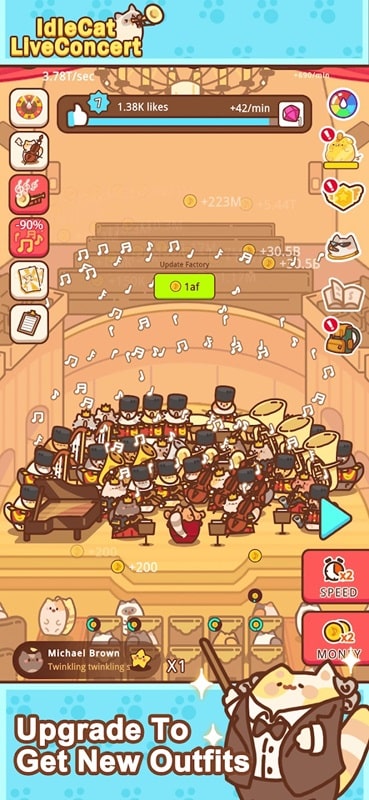 Idle Cat Live Concert APK - screenshot 3