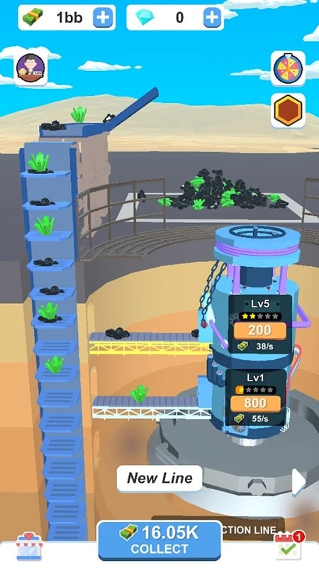 Idle Dig Factory APK - screenshot 1