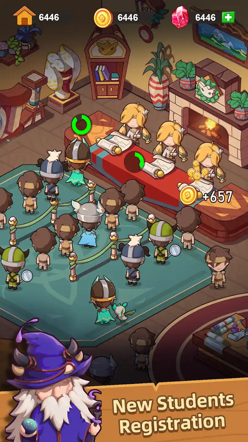 Idle Dragon School APK 1.17.03 (Full) for Android - screenshot 3