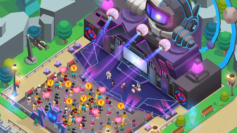 Idle Music Festival Idle Games - screenshot 1