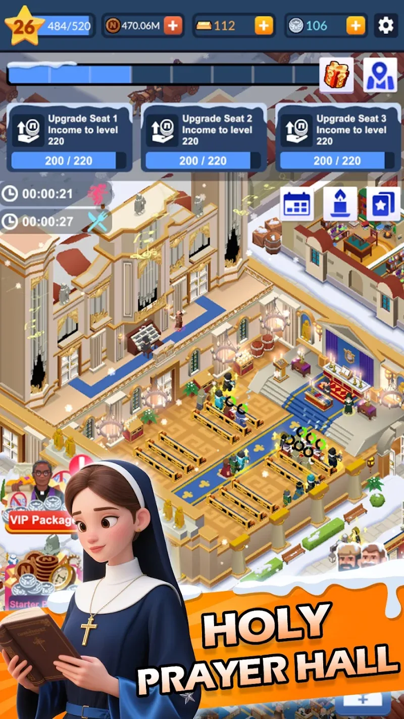 Idle Nuns Tycoon - screenshot 1