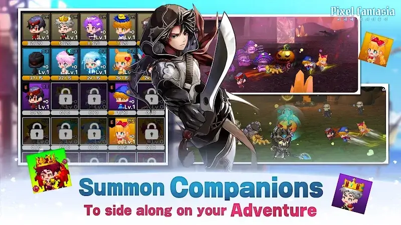 Pixel Fantasia Idle RPG - screenshot 2