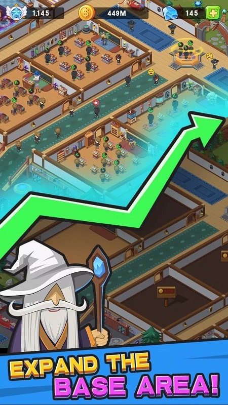 Idle Wizard College APK - screenshot 1