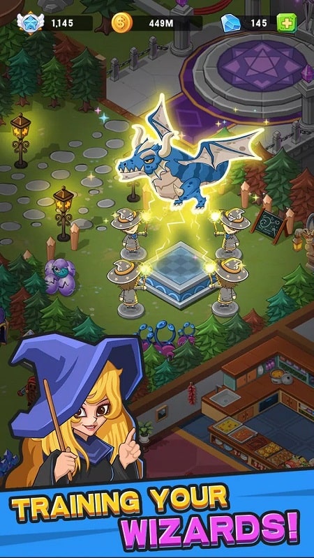 Idle Wizard College APK - screenshot 4
