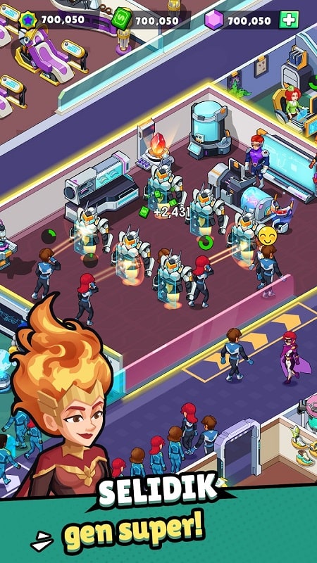 Idle Superpower School APK - screenshot 5