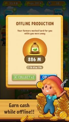 Idle Farm Tycoon - a Cash, Inc and Money Idle Game - screenshot 3