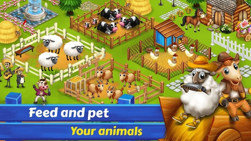 Big Farmer Town APK - screenshot 1