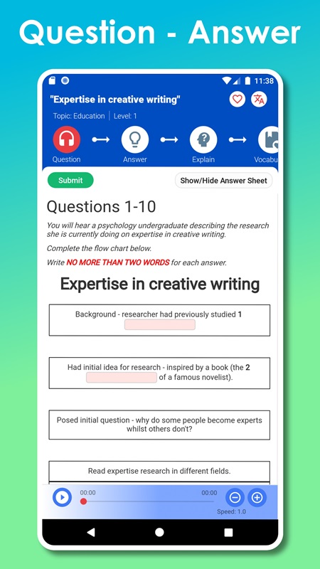 IELTS Listening APK - screenshot 4
