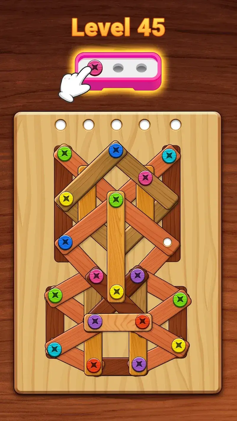 Color Wood Screw - screenshot 3