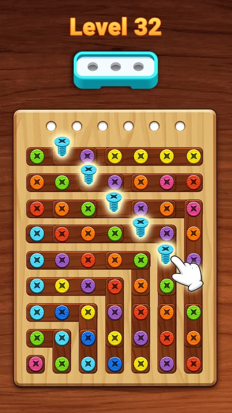 Color Wood Screw - screenshot 5