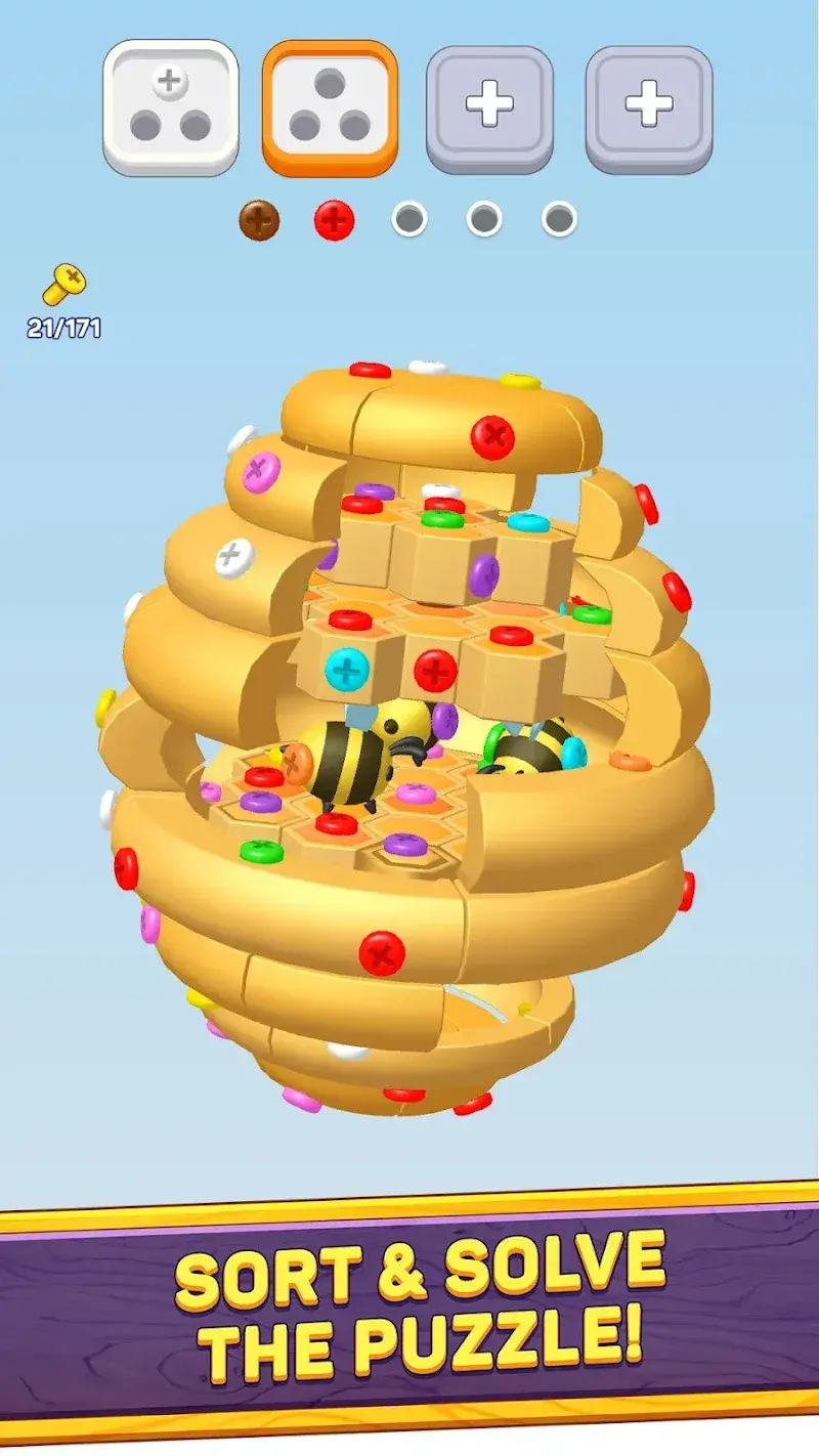 Screwzle 3D Screw Sort - screenshot 3