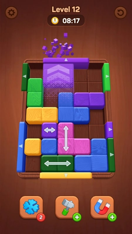 Wood Away, Block Jam APK - screenshot 3