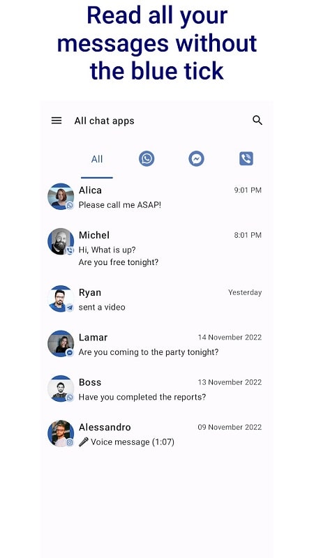 NoBlueTick APK - screenshot 3