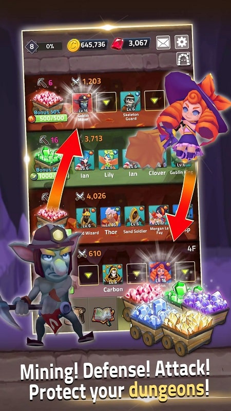 Dungeon Manager  Mine King APK - screenshot 3