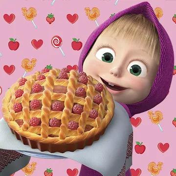 Masha and Bear: Cooking Dash MOD APK icon