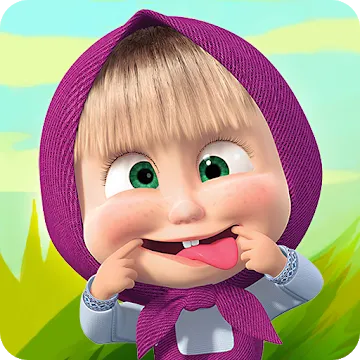 Masha and the Bear Child Games MOD APK icon