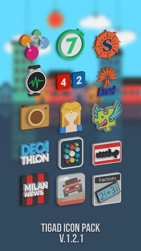 Tigad Pro Icon Pack APK - screenshot 1