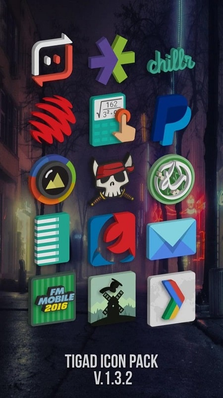 Tigad Pro Icon Pack APK - screenshot 3