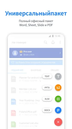 Polaris Office Pro - screenshot 1