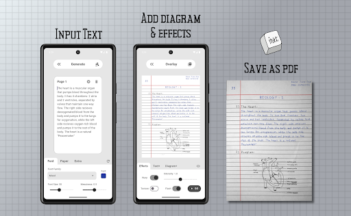 Inkt – Text to Handwriting - screenshot 1
