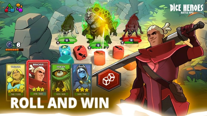 Dice Heroes – Battle RPG APK - screenshot 2