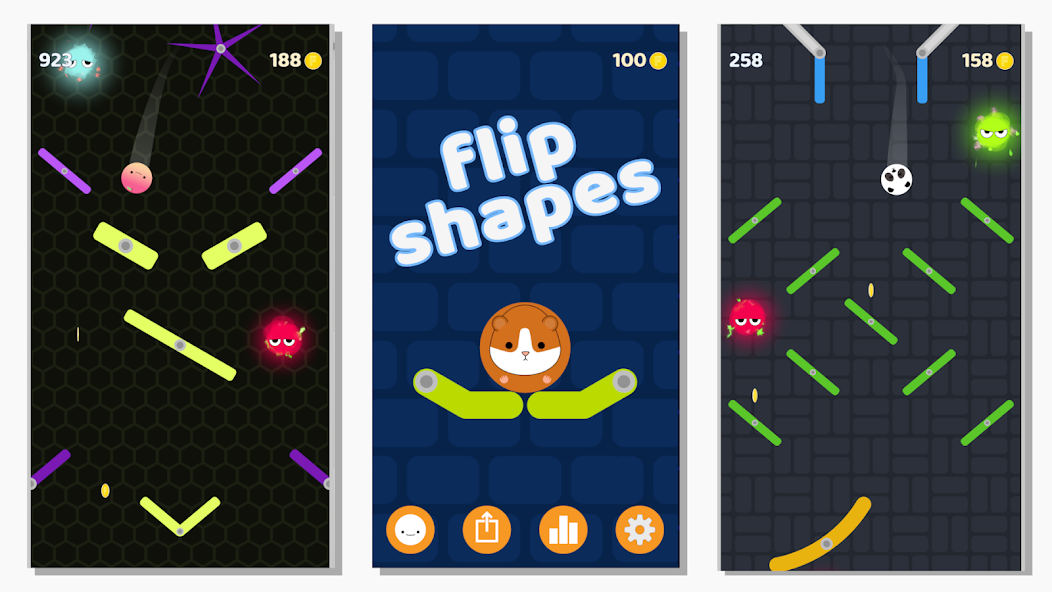 Flip Shapes – Bouncing, Rolling, Falling Fun! - screenshot 5