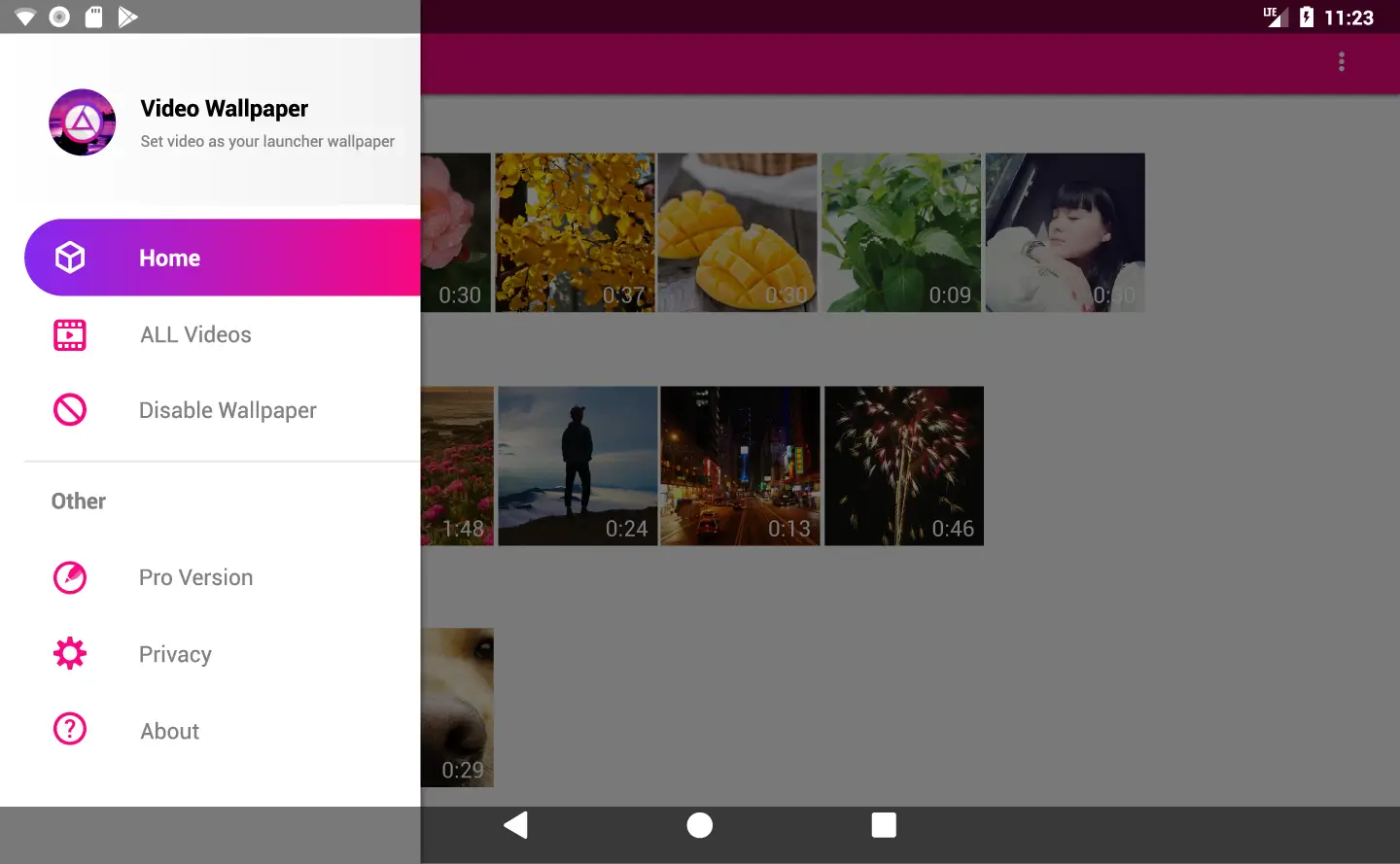 Video Live Wallpaper - screenshot 2