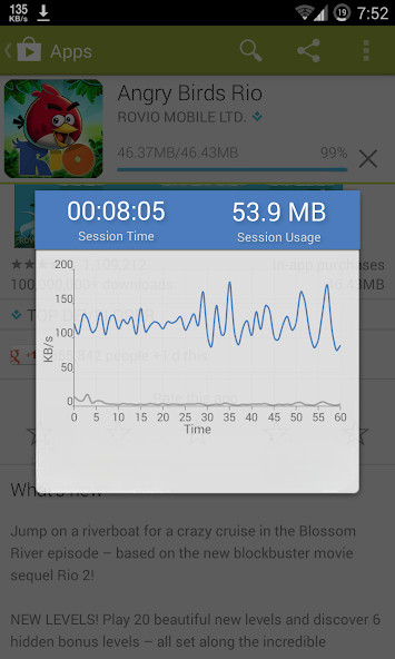 Internet Speed Meter - screenshot 1