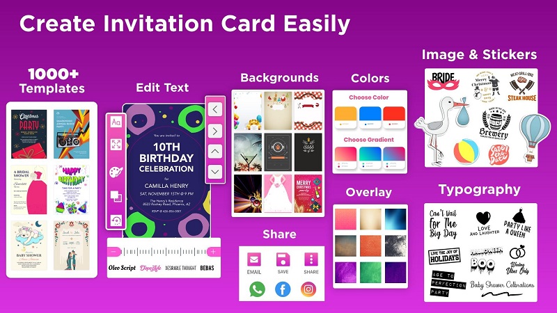 Invitation Card Maker APK - screenshot 1