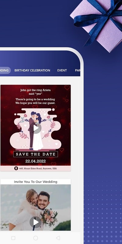 Video Invitation Maker APK - screenshot 2