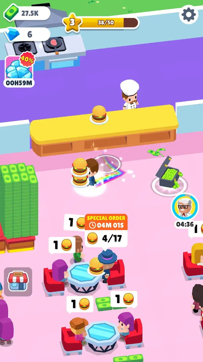 Dream Restaurant Tycoon Game - screenshot 2