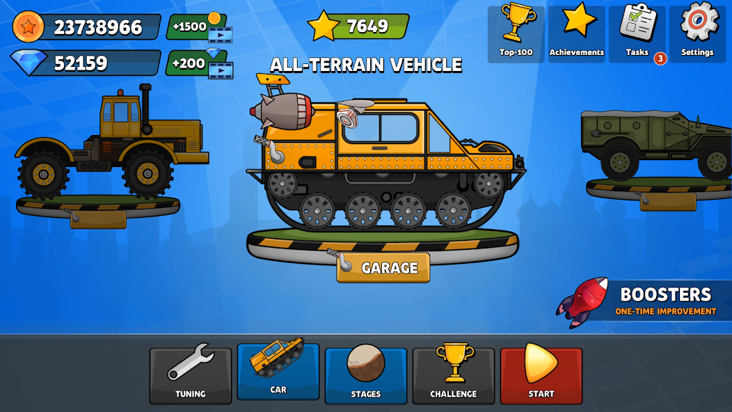 Hill Dash Racing: Russian Cars - screenshot 16