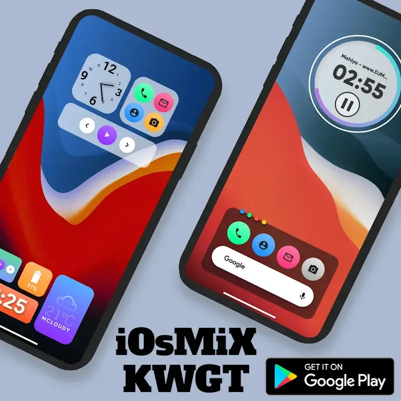 iOsMiX KWGT - screenshot 1