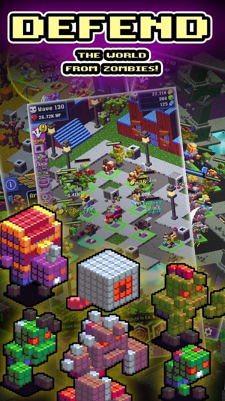 Idle TD Heroes vs Zombies APK - screenshot 1