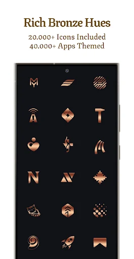 Bronze Copper Icon Pack - screenshot 2