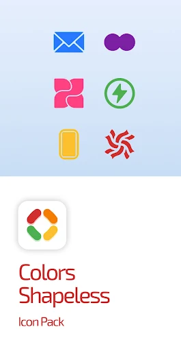 Colors Shapeless Icon Pack - screenshot 5