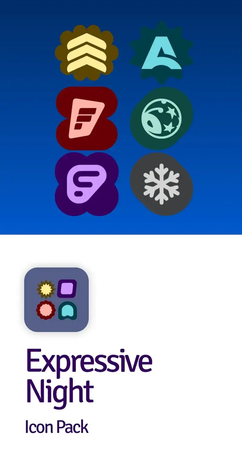 Expressive Night Icon Pack - screenshot 5