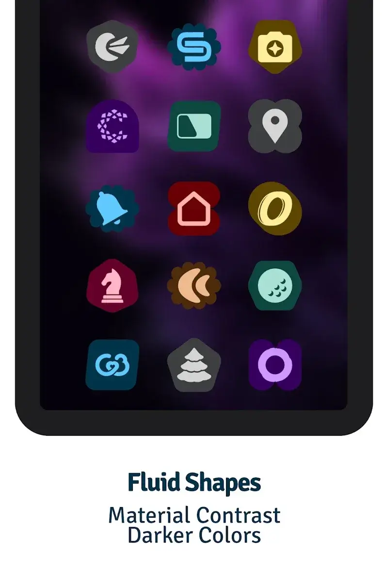 Expressive Night Icon Pack - screenshot 6