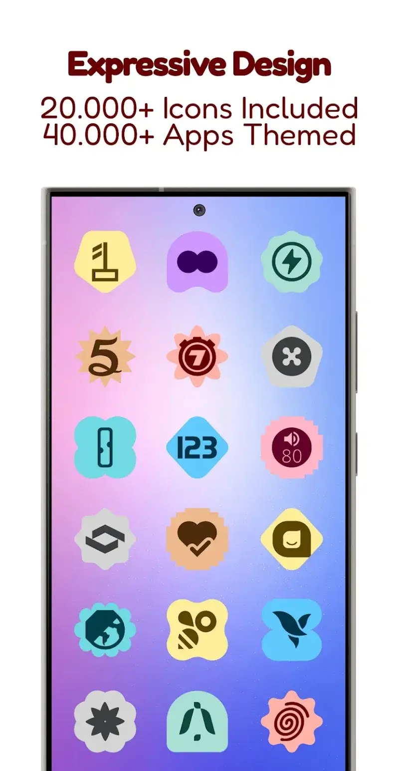 Expressive Shapes Icon Pack - screenshot 2