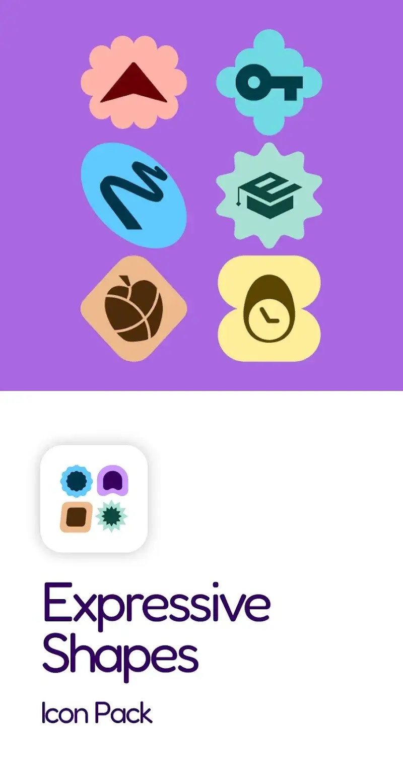 Expressive Shapes Icon Pack - screenshot 5