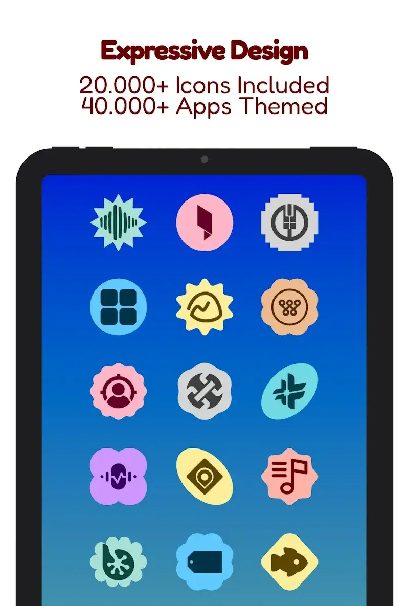 Expressive Shapes Icon Pack - screenshot 6