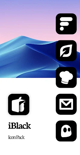 iBlack OS Icon Pack - screenshot 1