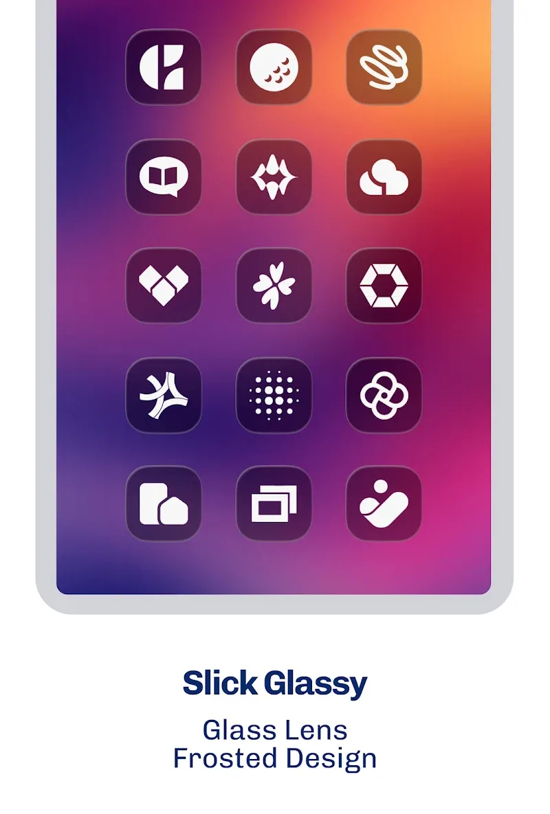 iGlass Dark OS 26 Icon Pack v6.4 APK (Full Version) - screenshot 6