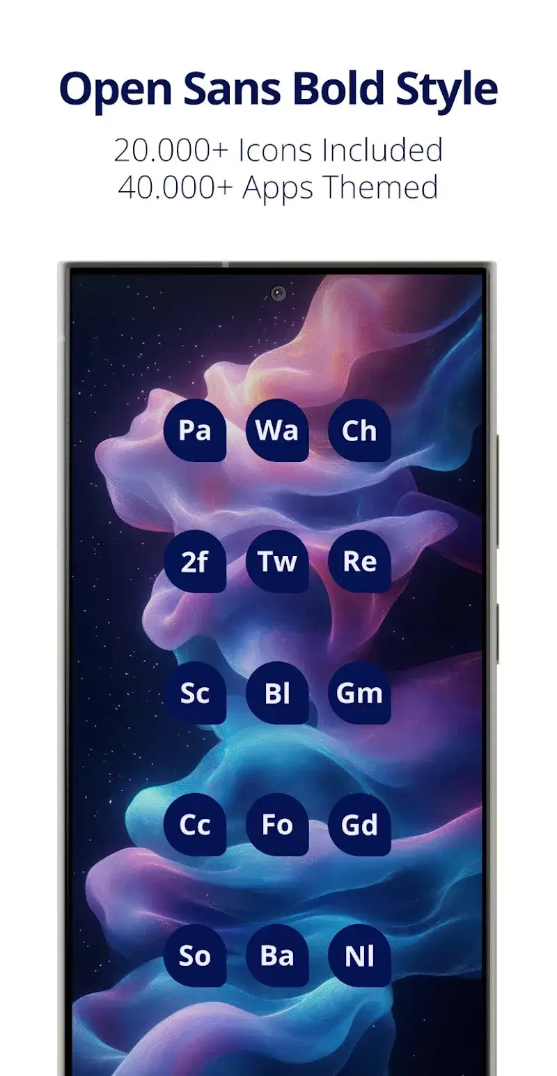 Letters Material You Icon Pack - screenshot 2