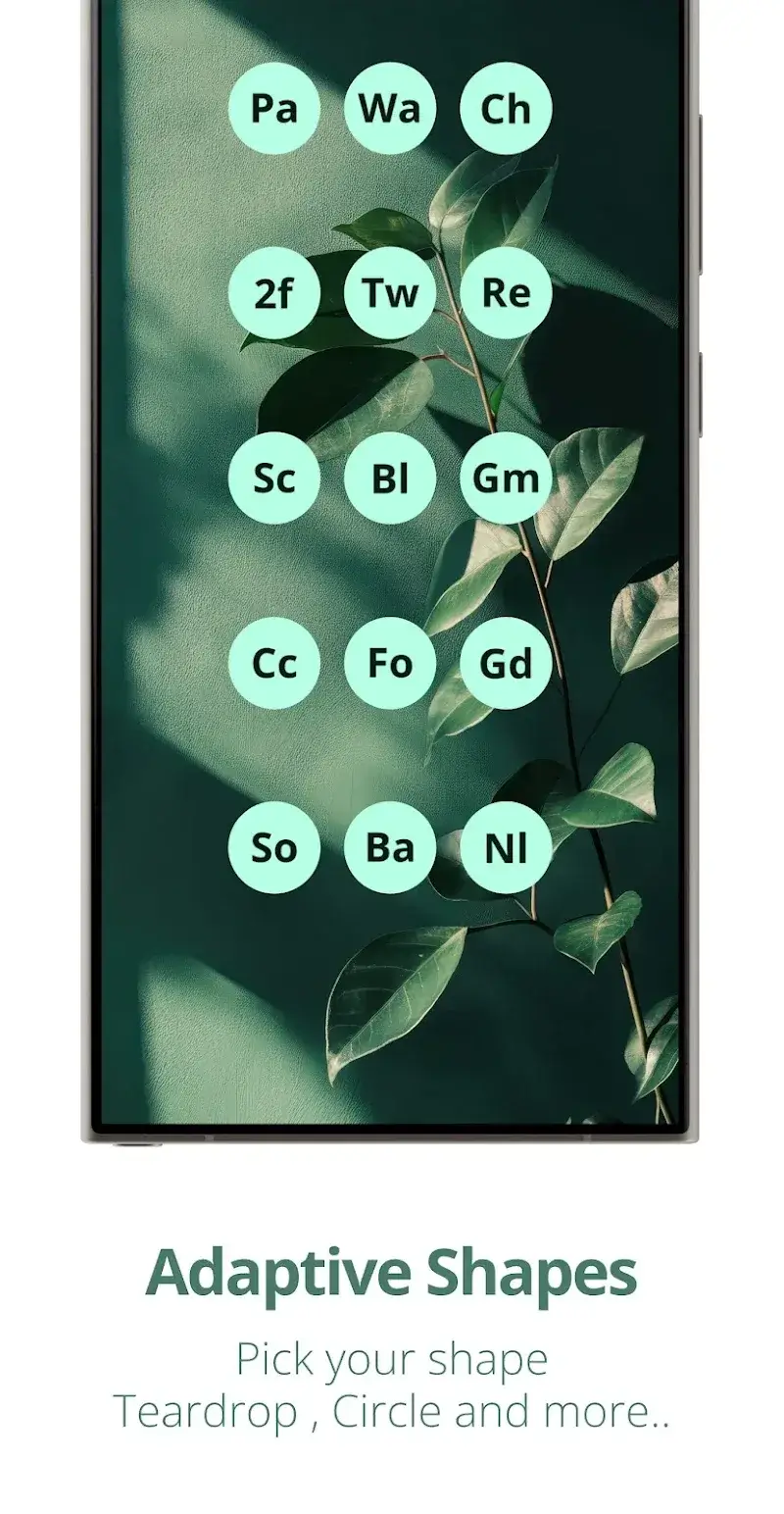 Letters Material You Icon Pack - screenshot 3