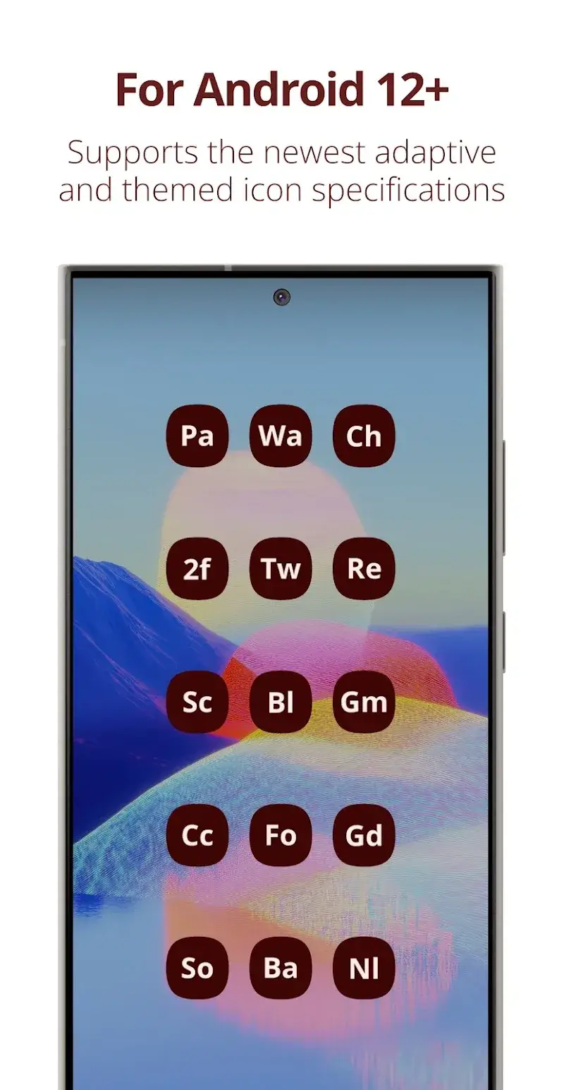 Letters Material You Icon Pack - screenshot 6