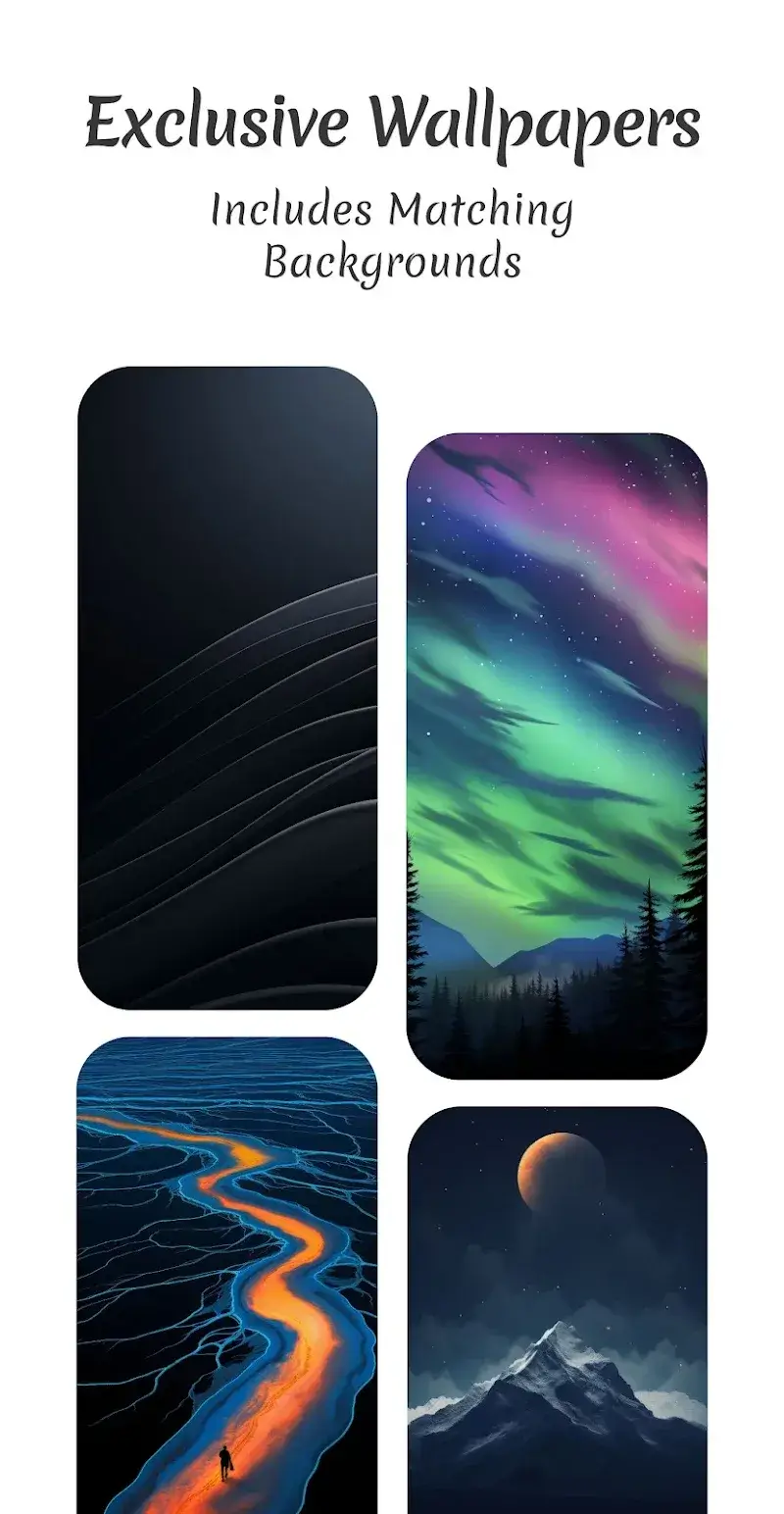 Midnight Dark Icon Pack - screenshot 4