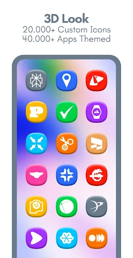 One 3D Color Icon Pack - screenshot 2