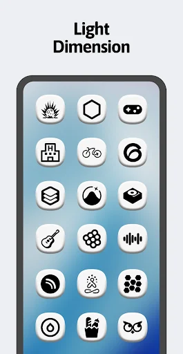 One 3D White Icon Pack - screenshot 4